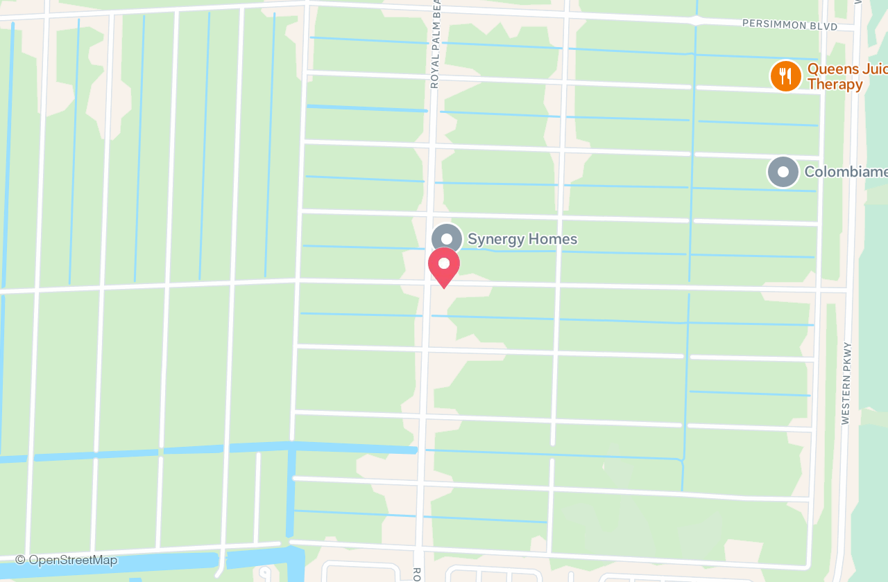 Map showing Walsh Painting and Handyman Services at 4480 Royal Palm Beach Blvd, West Palm Beach, FL 33411